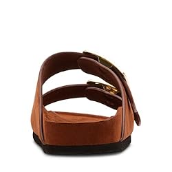 Madden Girl Women's Bodiee Slide Sandal, Chestnut, 7