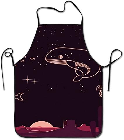 Hot Nice Ditty Apron Pattern Fasion Desert Night Sky