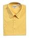 Gioberti Men's Short Sleeve Solid Dress Shirt, Banana, M