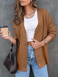 LILLUSORY Women Oversized Cardigan Sweater 2025