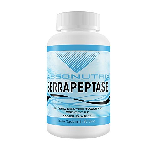 Absonutrix Serranat Enteric Coated 60 Tablets serrapetase Nattokinase