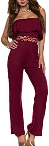Waooh - Jumpsuit With Belt Arni - RED, L
