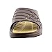 Kaiback Shower Shoes Men - Brown Waterproof Slide Sandals Rubber Non-Slip Bathroom College Dorm Indoor House Beach Shower Slippers (10/11)