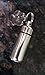 Pasco Specialty Products Pet Cremation Urn Keychain/Keepsake with Large Hematite Plated Paw - Includes Velvet Pouch & Fill Kit