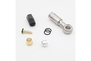 Hydraulic Brake Banjo Connector Kit with Olive, Oil Needle & Sealing Rings for Tektro Bikes