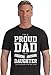 Proud Dad Of A Freaking Awesome Daughter Funny Fathers Day Gift for Dads T-Shirt