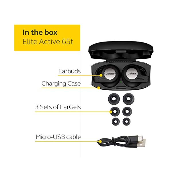 Jabra-Elite-Active-65t-Earbuds-Passive-Noise-Cancelling-Bluetooth-Sport-Earphones-with-Motion-Sensors-for-Fitness-Tracking-True-Wireless-Calls-and-Music-Titanium-Black Jabra Elite Active 65t Earbuds - Passive Noise Cancelling Bluetooth Sport Earphones with Motion Sensors for Fitness…