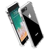 Noii for iPhone 8 Plus case iPhone 7 Plus case, Clear Hybrid Drop Protection case,[TPE Super Rubber Bumper] Shockproof case,Upgraded Reinforced Edges Technology,Heavy Duty Protective Cover -White