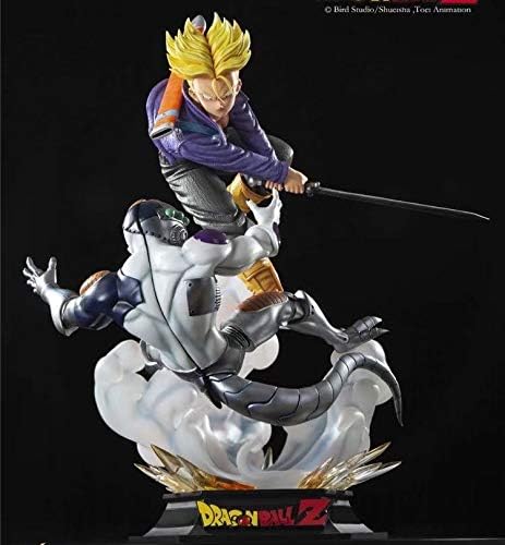 Amazon 特価予約 ドラゴンボール トランクスvs機械フリーザー フィギュア ガレージキット 海外wf展 品 樹脂製 スタチュー フィギュア ドール 通販