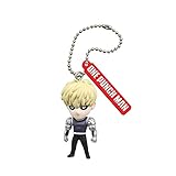 Matching World One Punch Man Genos Figure Keychain