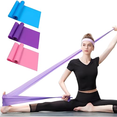 KIT com 3 Faixas Thera BandS de Resistência Fisioterapia Fortalecimento