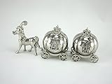 Skyway Keepsake My First Curl and Tooth Box Set Horse and Carriage Coaches - Silver