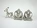 Skyway Keepsake My First Curl and Tooth Box Set Horse and Carriage Coaches - Silver