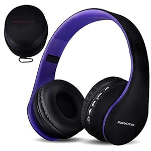 PowerLocus-Wireless-Bluetooth-Over-Ear-Stereo-Foldable-Headphones-Wired-Headsets-Noise-Cancelling-with-Built-in-Microphone-for-iPhone-Samsung-LG-iPad-Purple PowerLocus Wireless Bluetooth Over-Ear Stereo Foldable Headphones, Wired Headsets Noise Cancelling with Built-in…