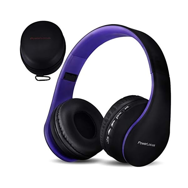 PowerLocus-Wireless-Bluetooth-Over-Ear-Stereo-Foldable-Headphones-Wired-Headsets-Noise-Cancelling-with-Built-in-Microphone-for-iPhone-Samsung-LG-iPad-Purple PowerLocus Wireless Bluetooth Over-Ear Stereo Foldable Headphones, Wired Headsets Noise Cancelling with Built-in…