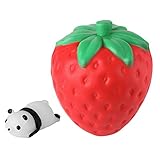 Jumbo Slow Rising Cute Strawberry Squishy Kawaii Stress Relief Toy (4.7 inch)