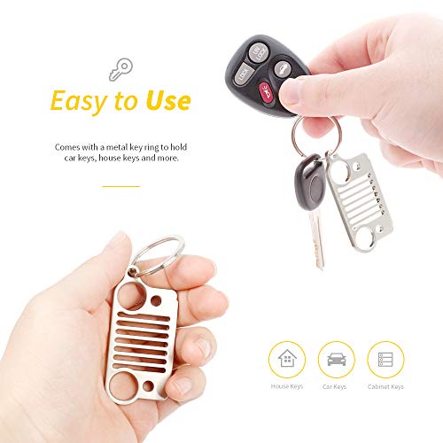 5 Teenitor+Grille+keychain+Accessories+Stainless