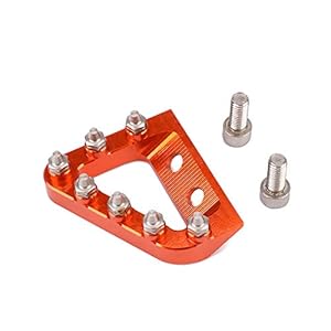 JFG RACING Motorfiets CNC Achterrem Pedaal Stap Plaat Vervanging Voor SXF EXC XCF 2016-2020