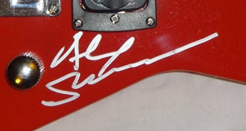 6 Signed+Savatage+Autographed+Guitar+Exact