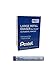 Pentel Refill Eraser For AL, AX and PD Series Pencils 5 Pcs/Tube, Box of 12 (PDE-1), White, 60 Pack