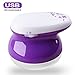Sweater Fabric Shaver Rechargeable, 2020 New Electric Lint Pilling Remover for Clothes, Sweater Trimmer Defuzzer, Easy Remove Fuzz, Pills, Bobbles-Purple