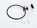 AUSWIND Antique Black Crystal Towel Ring Solid Brass Wall Mounted Bathroom Hardware HZ4