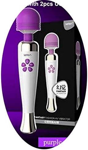 TREHM SHIRT Women Ušing Vibraterš Ví-brǎtörš for Women AV štick Magic Wand Maššager G-špöt Bullet Ví-brǎtör šexvi-Toyš for Woman,Purple Box 2pcš UšB