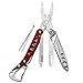 LEATHERMAN, Style PS Keychain Multitool with Spring-Action Scissors and Grooming Tools, Red