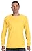 Jerzees Men's Heavyweight Blend 50/50 Long Sleeve T-Shirt (Chocolate, Medium)