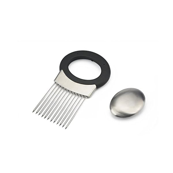 Onion-Slicer-Chopper-Full-Handle-Onion-Cutter-Peeler-with-Odor-Remover-Onion-Holder-for-Slicing-Vegetable-Stainless-Steel-Cutting-Kitchen-Gadgets Onion Slicer Chopper - Full Handle Onion Cutter Peeler with Odor Remover, Onion Holder for Slicing Vegetable, Stainless…