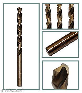 Generic 1pcs cobalt drill bit 6.2mm M35 HSS Co steel alloys Straight Shank Twist Drill