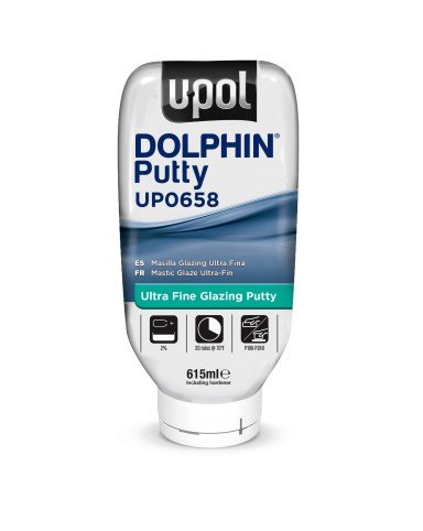U-POL 0658 Dolphin Putty, Beige, 615 ml Bottle