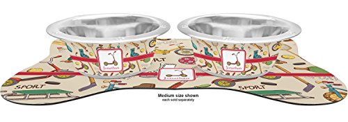RNK Shops Vintage Sports Stainless Steel Pet Bowl - Large (Personalized)