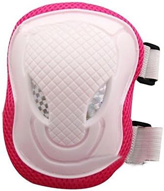 Black knee and elbow pads for biking and skating, priced at $12.47.