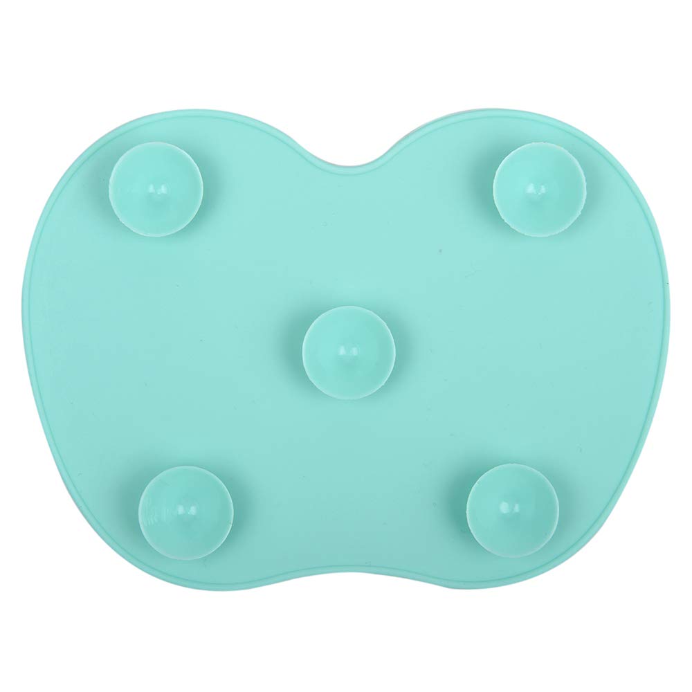 Tenmon Makeup Brush Cleaning Mat, Silicone, Suction Cup Portable Makeup Brush Cleaning Tool, 2 Colors, Small (Green): Beauty
