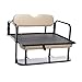 EZGO RXV (2008 - Up) Golf Cart Rear Flip Seat Kit - Stone