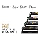 E-Z Ink(TM) Remanufactured Drum Unit Replacement for Brother DR221CL DR221 DR-221 to use with HL-3140CW HL-3170CDW MFC-9130CW MFC-9330CDW MFC-9340CDW (1 Black, 1 Cyan, 1 Magenta, 1 Yellow) 4 Pack