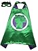 Ontario Warehouse Superhero Halloween Party Cape and Mask Set for Kids The Hulk