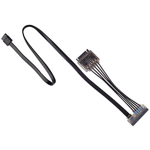 SilverStone Technology Silverstone Power + SATA Data Connector to Combined SATA 22 Pin Power & Data Sata Connector CP13 Components Other