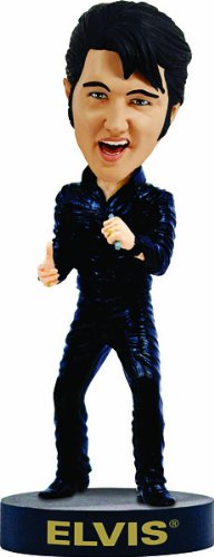 Elvis Bobblehead Black Leather '68 Comeback Special