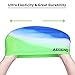 Aegend 2 Pack Kids Swim Cap for Girls Boys Age 3-8, Waterproof Swim Cap Kids Durable Silicone Swimming Cap for Long Hair, Blue & Green