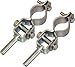 SeaSense Clamp On Heavy Duty Oar Locks,Silver