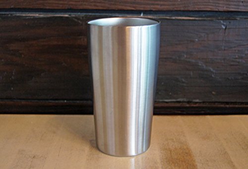 Stainless Vacuum Insulated Beer Tumbler - 16oz Pub Pint Glass by Lancaster Steel - Thumbnail 4