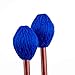 AIEX 1 Pair Marimba Percussion Mallets Yarn Head Mallets Medium Hard Keyboard Mallets Percussion with Maple Handles Waterproof Bag