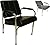 LCL Beauty Contemporary Automatic Recline Shampoo Chair with Steel Frame & Cross-Hatch Stitch Design