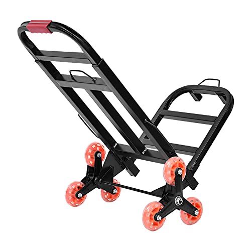 330LBS Capacity Stair Climbing Cart, Heavy Duty Stair Climbing Cart