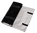 Iremico Luxury Portable Velet Earrings Case, Travel Earrings Roll up Organizer Combination Roll (Grey, L)