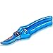 Doolini NATURE Professional Pruning Shears Bypass Garden Shears,Drop Forged Hand Pruners with Ergonomic Grip & Safety Lock (Metallic Blue)