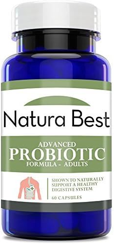 Naturabest Probiotic Supplement For Men and Women - 60 Daily Capsules, 5.06 Billion CFUs, Formulated to Support a Healthy Digestive System, Bowel Regularity and Improve Overall Immunity
