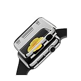 GBSELL Ultra-Slim Electroplate PC Hard Case Cover For Apple Watch Series 1 42mm (Black)